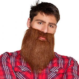 Ruedelafete Boland barbe Hipster hommes marron