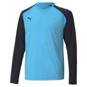 Puma T-shirt Manches Longues Teampacer 13-14 Years Blue Atoll / Black