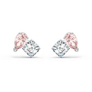 Image de Swarovski Boucles d'oreilles 5517118 - Boucles d'oreilles métal rose et blanc Femme