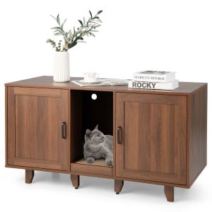 Coast cat box - toilettes cachées pour chat - 120 x 52 x 65 cm - marron