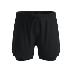 Odlo Zeroweight 5in 2in1 Short de running Hommes-noir, Taille XL