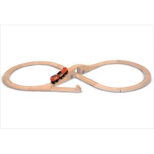 Melissa & Doug Circuit de train en bois en 8