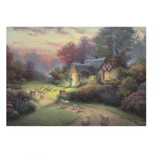 Schmidt Puzzle 1000 pièces : Cottage du Bon Pasteur - Spirit, Thomas Kinkade - Mixte