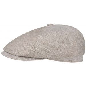 Image de Stetson Brooklin Casquette en Lin Femme/Homme | Bonnet d´ete Chevrons avec Visiere, Doublure Printemps-ete | XL