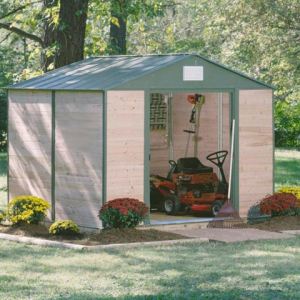 Image de Chalet et Jardin AK100 - Kit d'ancrage en m&eacute;tal fixation sur sol b&eacute;ton pour abri de jardin