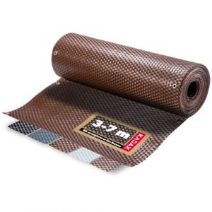 Couverture de Balcon pour Masquage de Balcon Ombrage Tapis Marron Clair 0,9x4m - Kadax