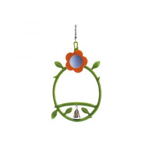 Balançoire fleurs avec clochette pour oiseaux Nobby Pet