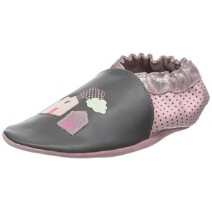 Image de Robeez HOMESWEETHOME, Chaussures de Naissance Mixte b&eacute;b&eacute;, (Gris Fonc&eacute; 122), 23/24 EU