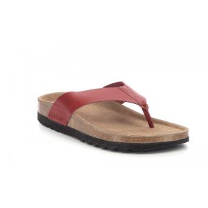 Kickers Tongs Cuir Kick Bobo Beige