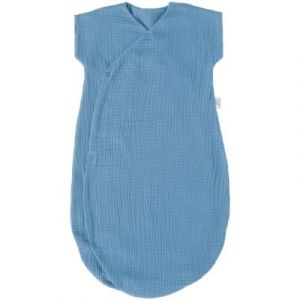 BB & Co Gigoteuse été kimono gaze de coton Pierre Bleue TOG 1,6 (0-6 mois)