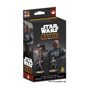 Asmod&eacute;e Star Wars Legion - Rebel Commander & Operative - Extension Alliance Rebelle - AMG - Jeux de soci&eacute;t&eacute; - Jeu de Figurines - Figurines Agent Rebelle et Commandant Rebelle - 14 + - Multilingue
