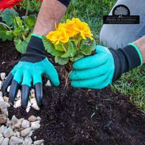 Garden & Greenhouse Gants de Jardinage avec 4 Griffes pour Creuser