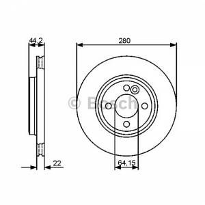 Bosch 2 Disques de frein 0986479437
