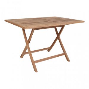 Image de House Nordic Table de Jardin En Teck OVIEDO Rectangle 120x80 Cm