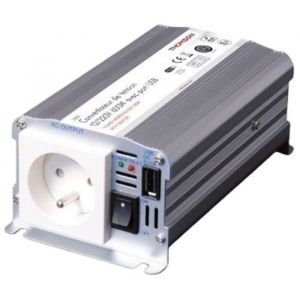 Thomson Convertisseur de tension - 12/220 V - 600 W - Avec prise USB