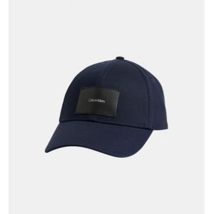 Calvin Klein Casquette en coton patch siglé Bleu - Couleur Bleu - Taille Taille unique