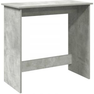 VidaXL Bureau Gris béton 80x40x75 cm Aggloméré