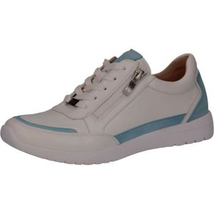 Caprice 9-23721-44 Baskets pour Femme Blanc/Bleu Taille 36 EU, White Lt Blue, 36