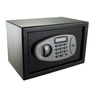 Yale Locks - YALYSS - Coffre fort individuel avec écran LCD Petit Volume 8L, 30 x 15 x 19 cm, Noir