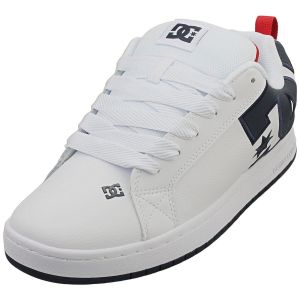 DC Shoes Court Graphik Chaussures De Skate Blanc Marine Rouge Homme - 43