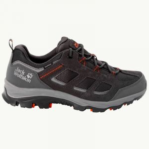 Jack Wolfskin Homme VOJO 3 TEXAPORE LOW M Chaussure de Trail, Gris / Orange, 43 EU