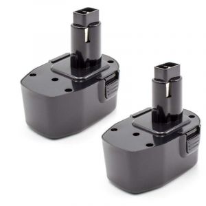 Vhbw 2x NiMH batterie 1500mAh (14.4V) pour outil &eacute;lectrique outil Powertools Tools Dewalt DC551KA, DC612KA, DC613KA, DC6