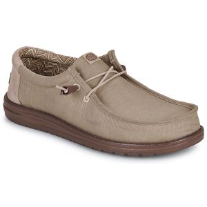 Derbies HEYDUDE WALLY STRETCH CANVAS BLOCK Beige - Taille 41,42,43,44
