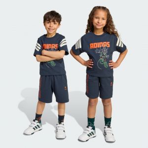 Adidas Ensemble lk dy mm set enfant bleu marine