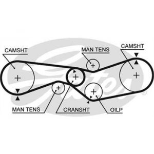 Gates Courroie de distribution 5009