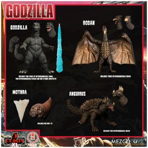 Image de Mezco Godzilla : Destroy All Monsters Round One 5 Points XL Coffret Deluxe