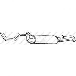 Bosal Silencieux arrière 281-227