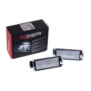 EINPARTS Eclairage De Plaque d'Immatriculation RENAULT EP48 265108474R,4159062300,4416659 4422473,8200480127,93188920,93450297