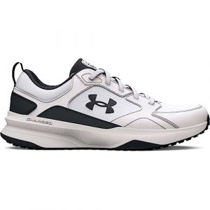 Under Armour Homme UA Charged Edge Chaussures de Training, White/White/Black, 42