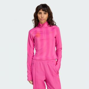 Adidas Originals Haut Manches Longues De Football Graphique Demi-zip, pointure XX-Small - Taille XX-Small