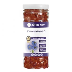 Z&uuml;hre Ana | Schwarzk&uuml;mmel&ouml;l‑Weichkapseln 1300 mg