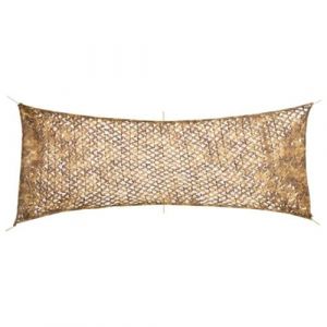 Filet de camouflage avec sac de rangement 412x144 cm sable