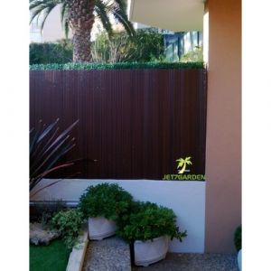 Jet7Garden Canisse pvc - panneaux 2,50 m - noyer-1,20m