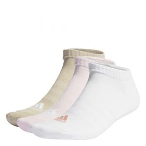 Adidas Lot de 3 paires de chaussettes basses rembourrées unisexes, taille XL, Rose clair/blanc/beige merveille, XL