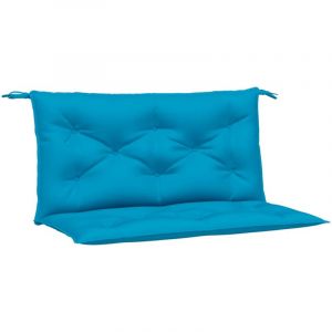 VidaXL Lot de 2 Coussins de Banc de Jardin, Rev&ecirc;tement de Banc avec Jeux de Cordes, Coussin d'Ext&eacute;rieur Imperm&eacute;able, Bleu Clair Tissu Oxford