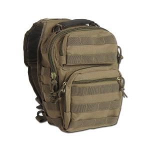 Mil-tec Sac à Dos One Strap Assault Pack SM, Olive, 30 x 22 x 13 cm