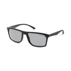 Emporio Armani Lunettes de soleil EA4164 501787 Lunettes de soleil homme couleur Noir gris taille des verres 57 mm