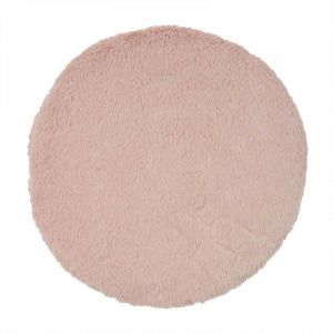 Galette De Chaise fourrure Fine 34cm Rose Prix
