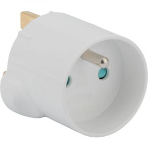 Zenitech Adaptateur France vers Angleterre - 13A - fusible brochable