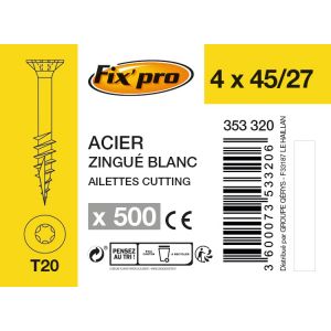 Image de Fix'Pro Vis ag.fptf tx+ 4,0x 45 /500