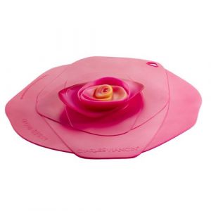 Image de Couvercle Rose fuschia 28 cm Charles Viancin Rose Silicone