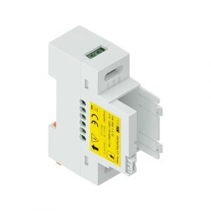 Nodon Bo&icirc;tier Rail DIN "Power" pour modules Zigbee et EnOcean, pack 5 unit&eacute;s, accessoire, tableau &eacute;lectrique, compatible modules SIN-(x)-1-20, SIN-(x)-1-21, SIN-(x)-FP-21