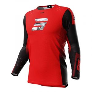 Shot Maillot cross Aerolite Honor red chrome- XS