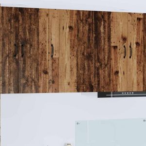 VidaXL Meuble mural de cuisine avec porte Bois Ancien 50 x 31 x 80 cm