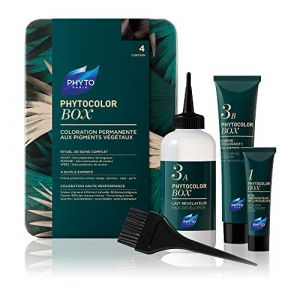 Phyto Paris Phytocolor Box Coloration Permanente aux Pigments V&eacute;g&eacute;taux - 4 Ch&acirc;tain