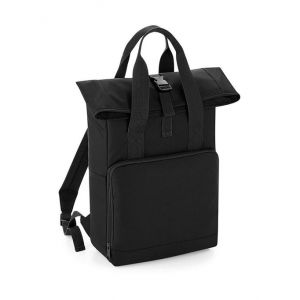 Sac À Dos Urbain Rolltop Et Poignées 14 Litres Bg118 Noir Neuf